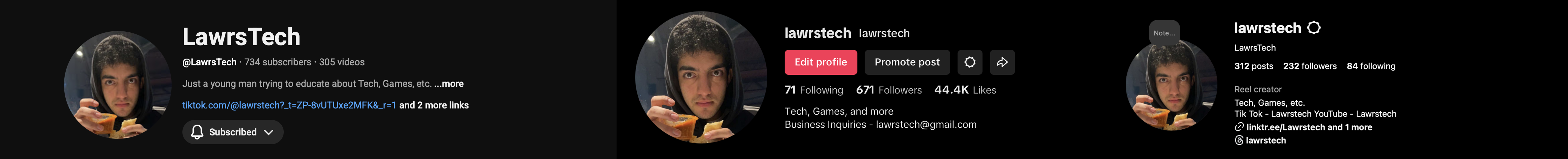 Lawrstech social media preview images stacked horizontolly